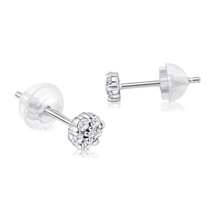 Cluster of Love Diamond Earrings