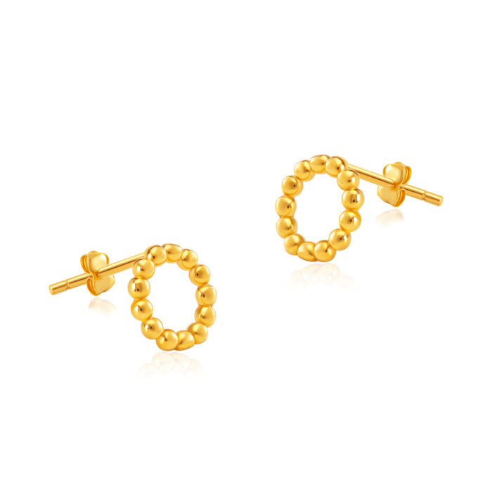 SK 916 Elegance In Me Gold Earrings