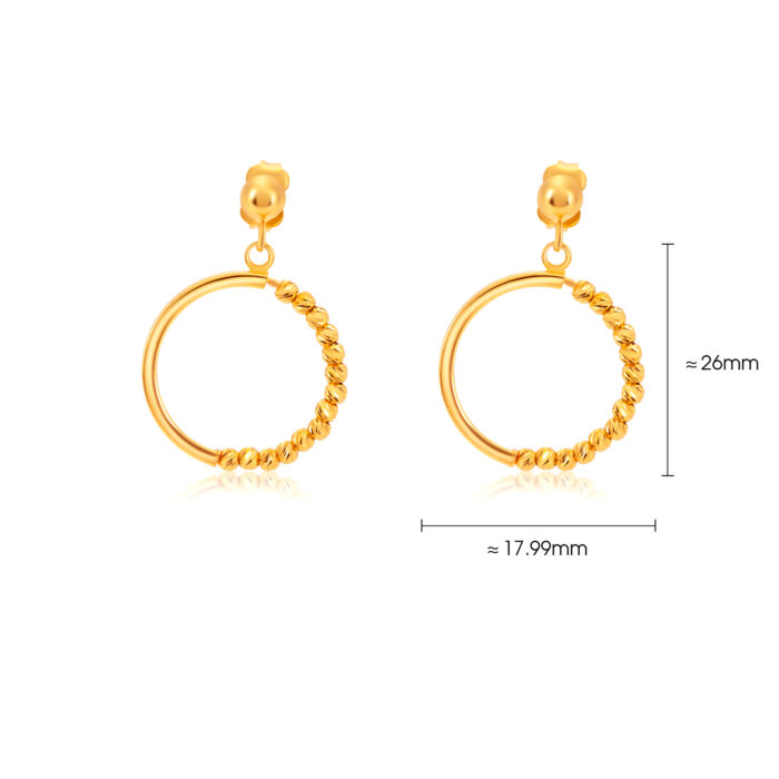 SK 916 Lola Gold Earrings