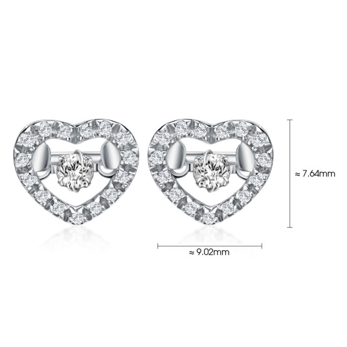 Wonder Heart Diamond Earrings