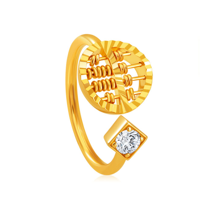 Whirl Abacus Gem Ring