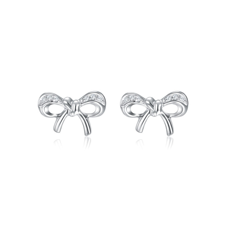Phoebe Ribbon Diamond Earrings