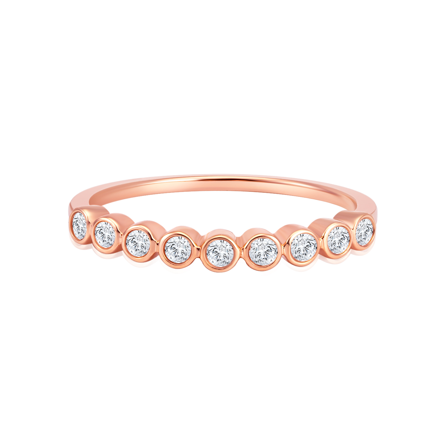 Starry Selena Rose Gold Diamond Ring SK Jewellery