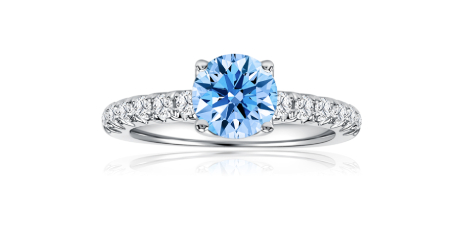 Star Carat Starlight Blue Diamond Ring