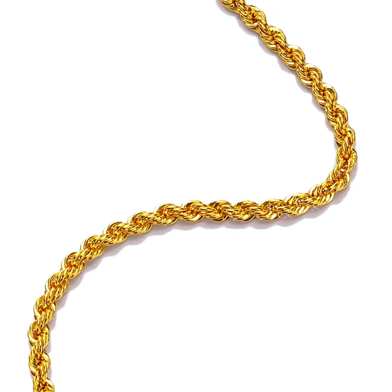 SK 916 Twisted Rope Gold Chain