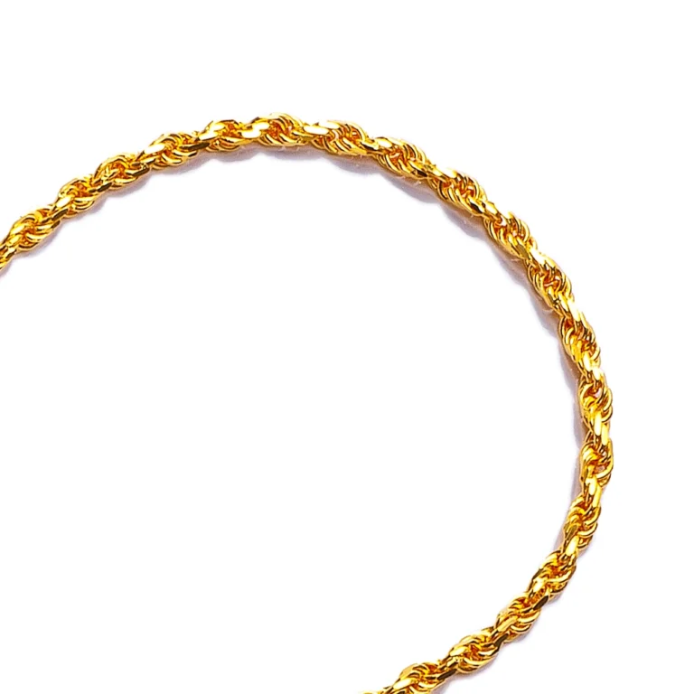 SK 916 Hollow Rope Gold Chain