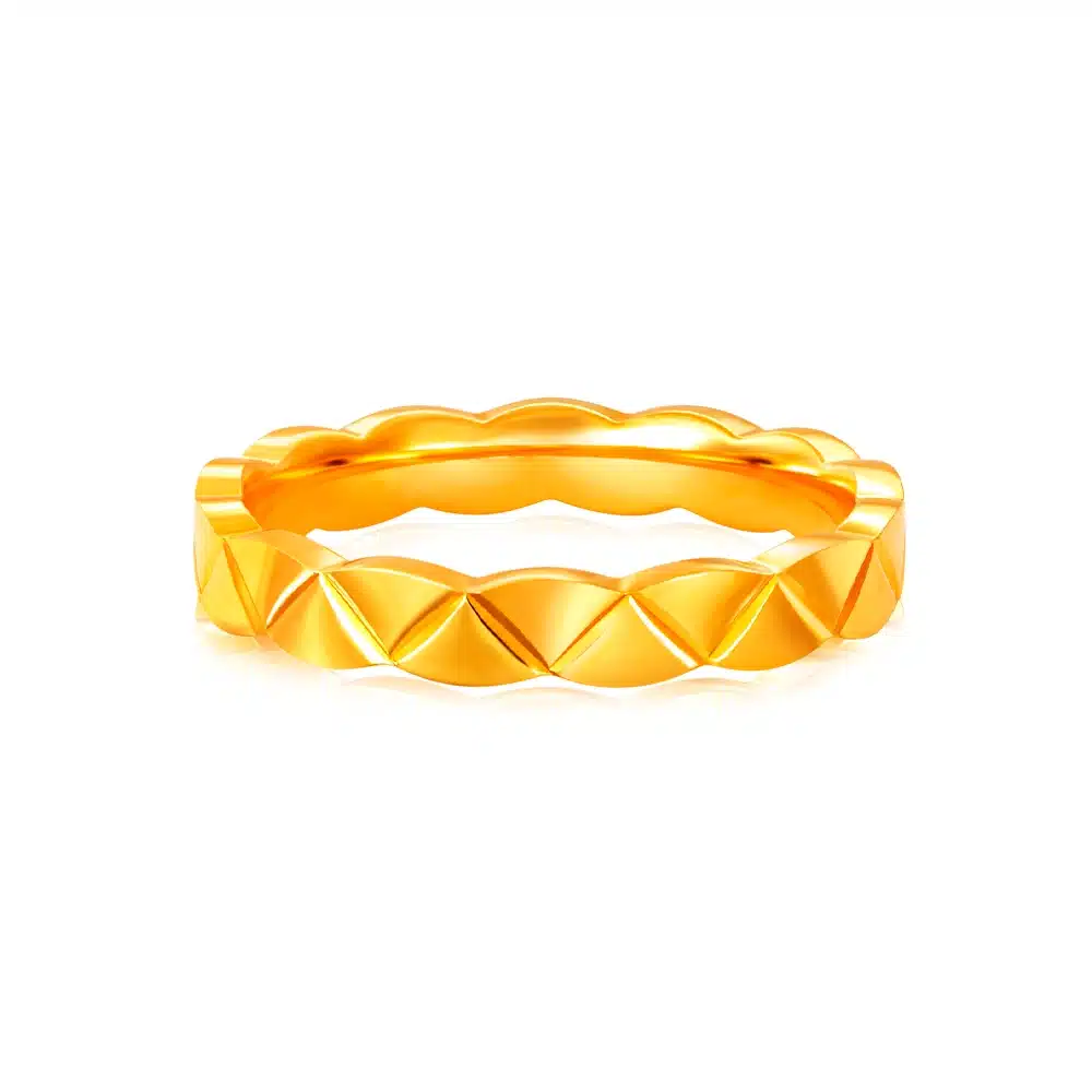 SK 916 Quilted Gold Ring