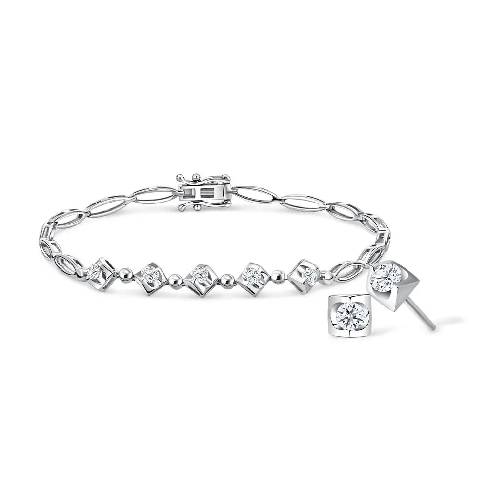 Buy Michael Hill Tennis Bracelet with 0.25 Carat TW of Diamonds in Sterling  Silver 2023 Online | ZALORA Singapore