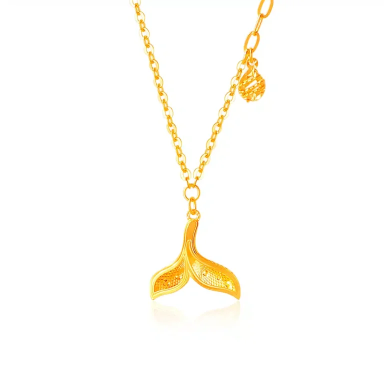 SK 916 Mermaid Wish Gold Medley Necklace
