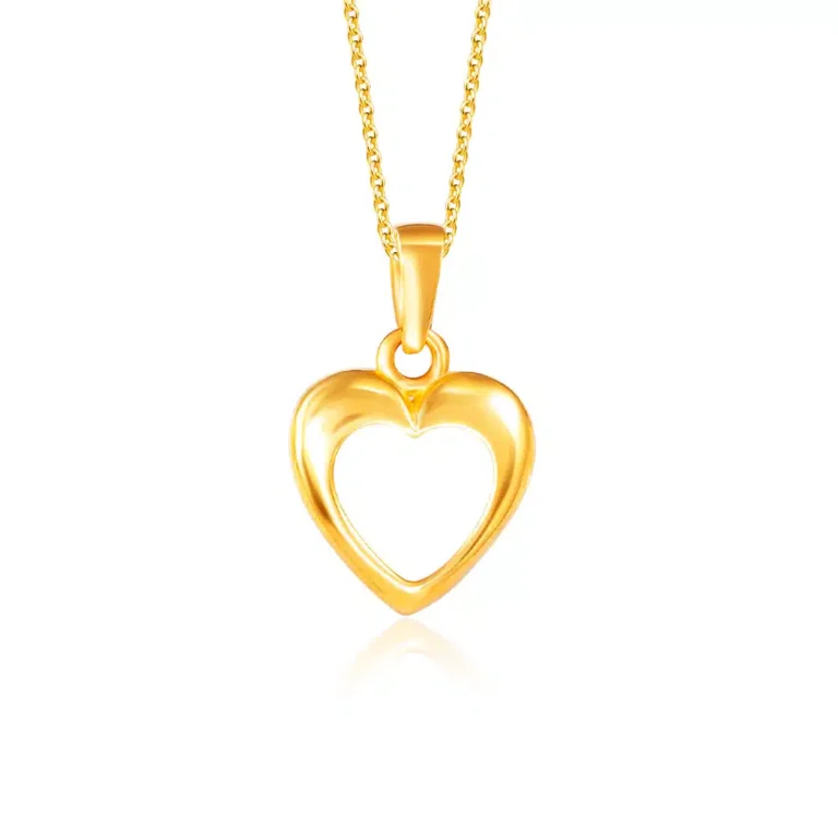 SK 916 Pure Love Heart Gold Pendant