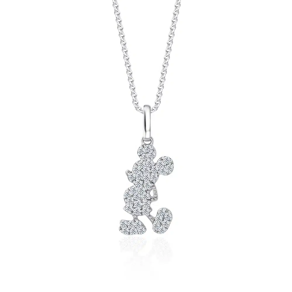 Silver Mickey Mouse Necklace - Great Lakes Coin
