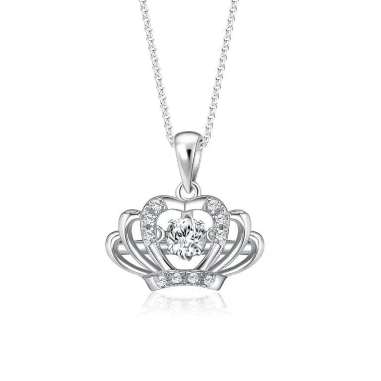 Queen Crown Diamond Pendant