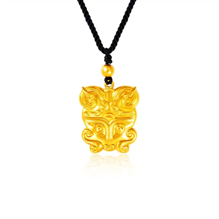 Gold Legacy Luck Treasure 999 Pure Gold Necklace
