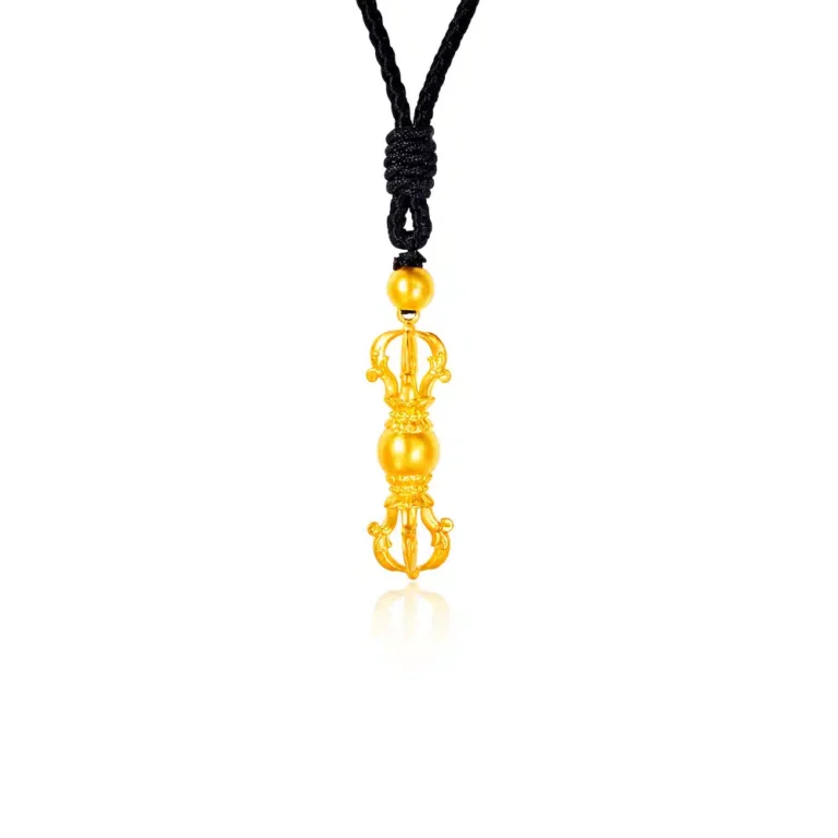 Gold Legacy Royal Pestle 999 Pure Gold Necklace
