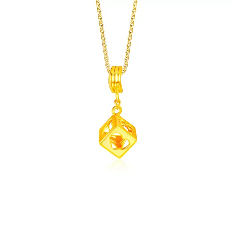 Love all Sides 999 Pure Gold Pendant