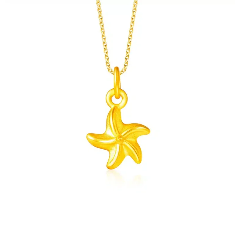 Sea Star 999 Pure Gold Pendant