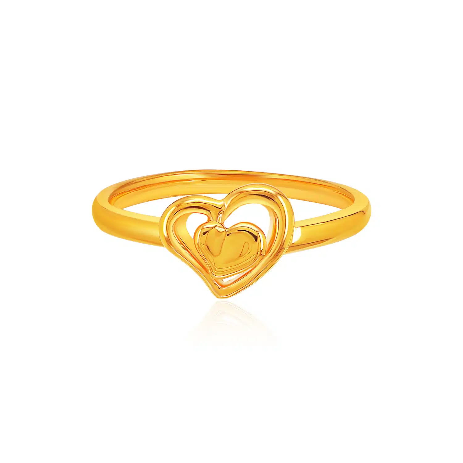 Shop best silver ring for women by ornate jewels in heart design