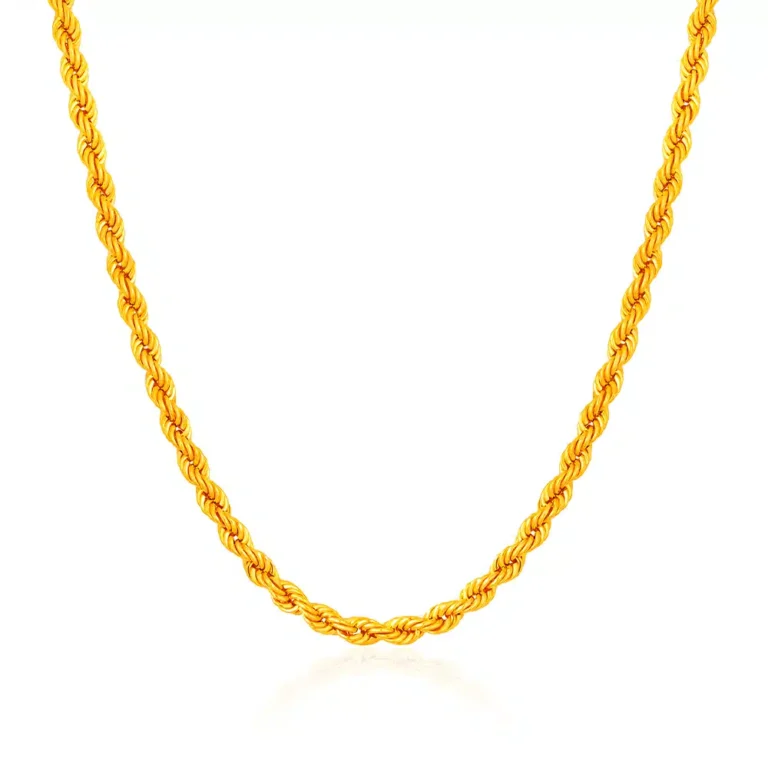 SK 916 Hollow Rope Gold Chain