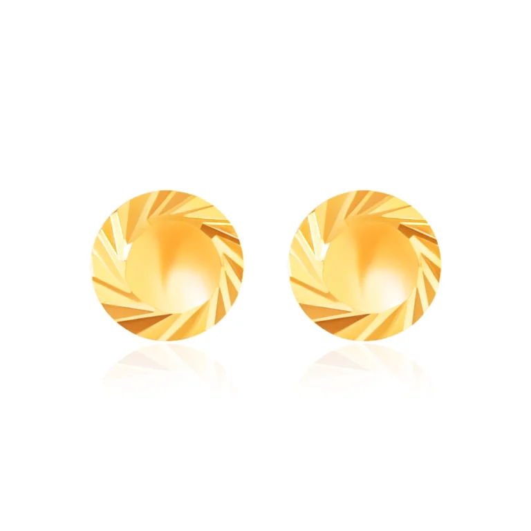SK 916 Golden Sunburst Earrings