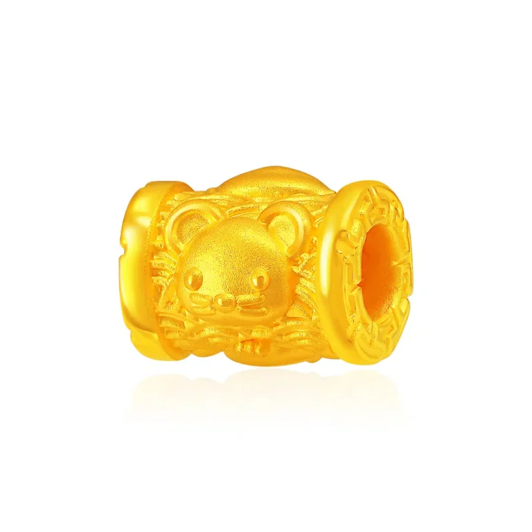 Lucky Zodiac 999 Pure Gold Bracelet Charm (Dragon Rat Monkey)