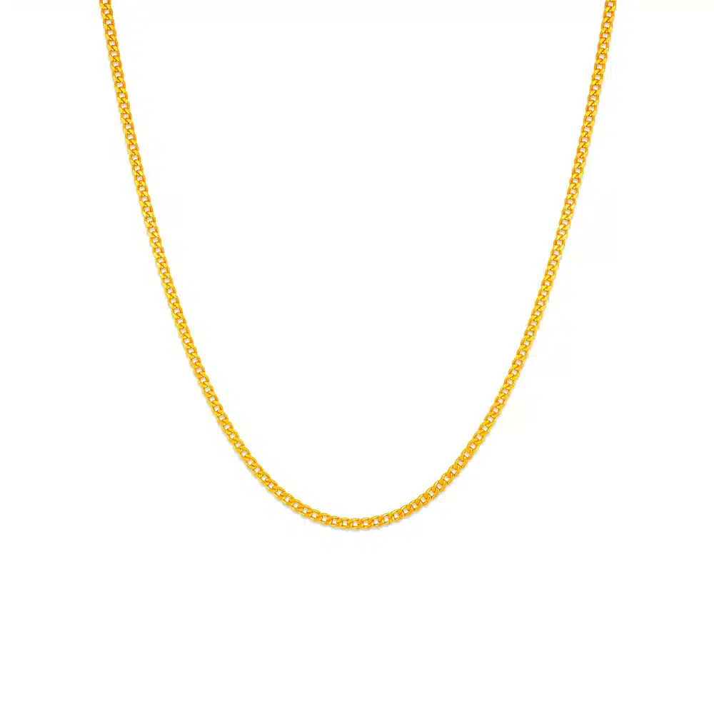 9ct Yellow Gold Figaro Bracelet 9
