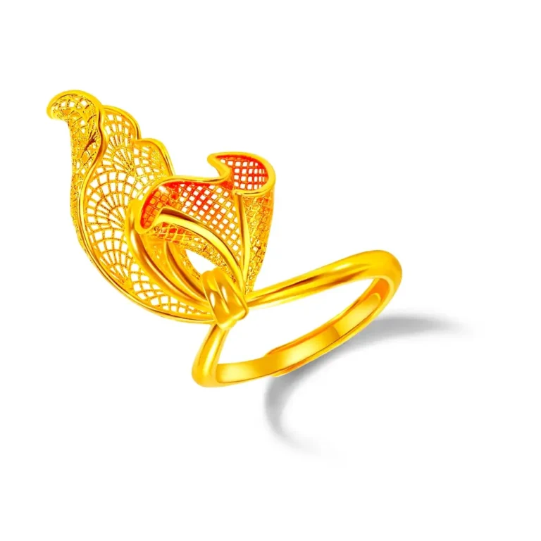 Marigold Cherish 999 Pure Gold Ring